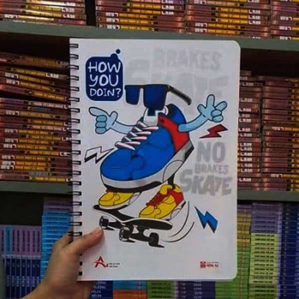 Sổ lò xo a4 Hàn Quốc