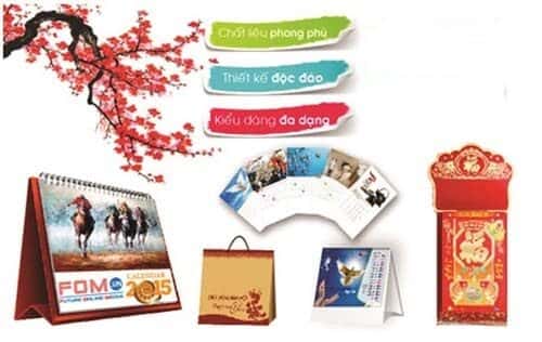 in lịch tết tại Kon Tum