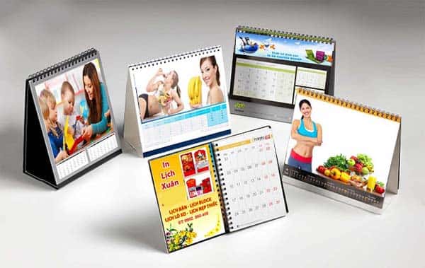 In lịch để bàn tại Quận 2